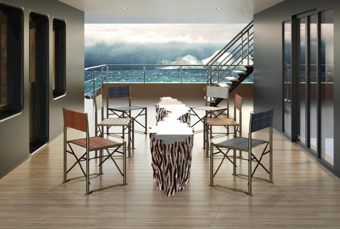 Exterior deck areas