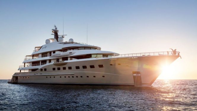 HERE COMES THE SUN, making her first ever yacht show appearance, will be showcasing at Quai Chicane - Photo © Amels