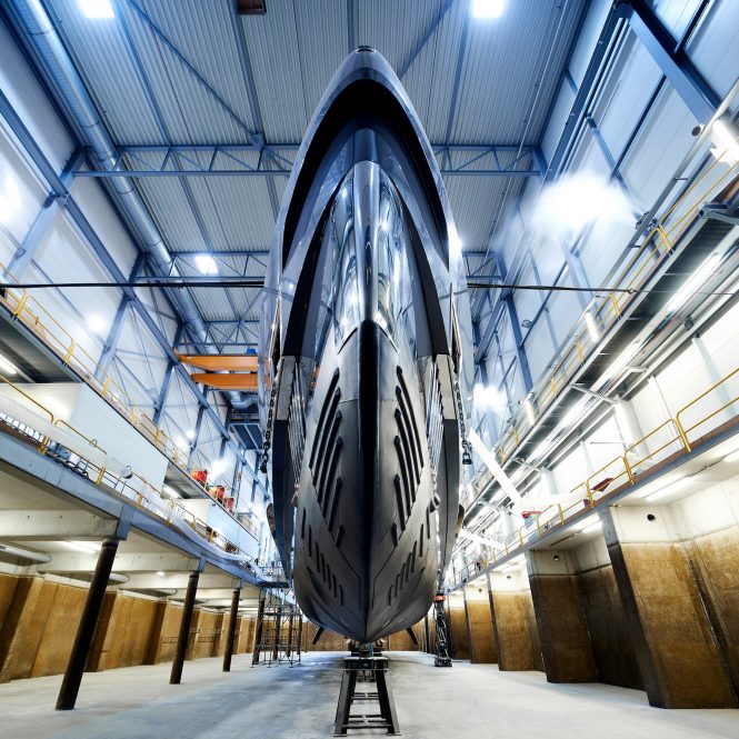 New Heesen superyacht ERICA (Project Boreas) on sea trials