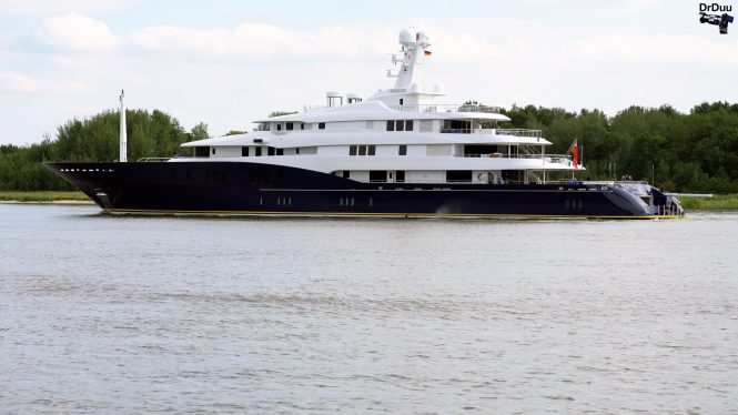 First images of Superyacht C2 after refit