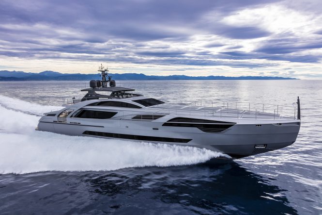 Pershing announces new flagship, the all-aluminium Pershing 140 motor yacht