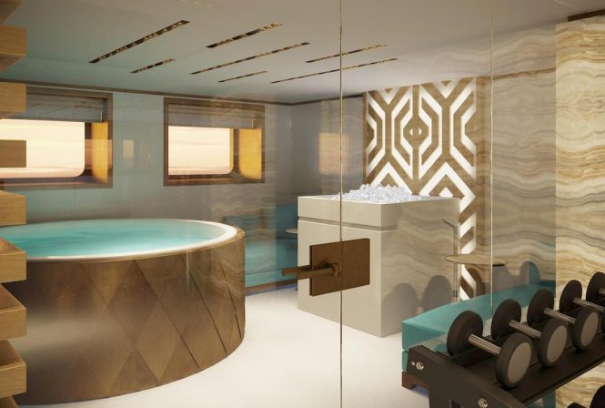 Spa and gym