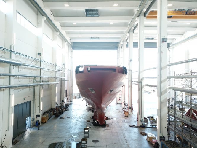 65m Superyacht ISA Classic 65 to undergo outfitting