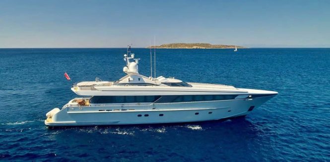 Newly refitted ALMA available for luxury yacht charters in Greece