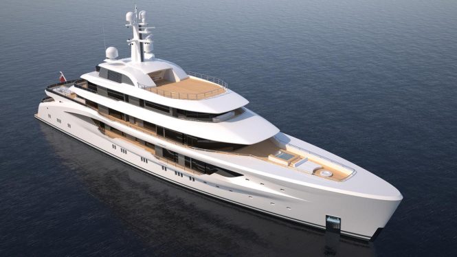 Construction update on the 78m Amels custom superyacht