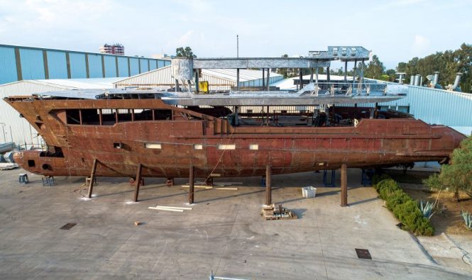 Second Kando 110 luxury yacht progressing for NBA’s Star Tony Parker 
