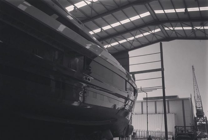 Mengi Yay 44m superyacht Project Virtus is nearing launch