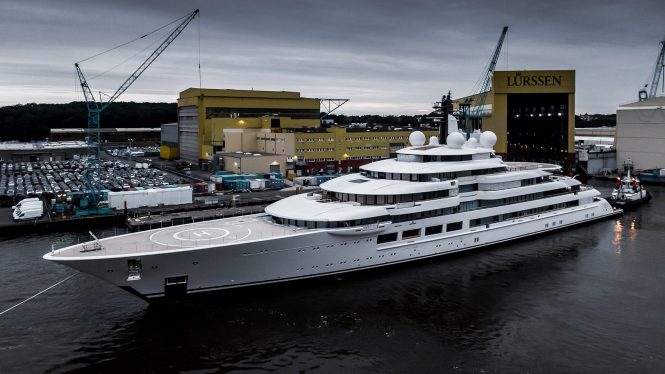Watch: 130m+ Mega Yacht Project Lightning on sea trails
