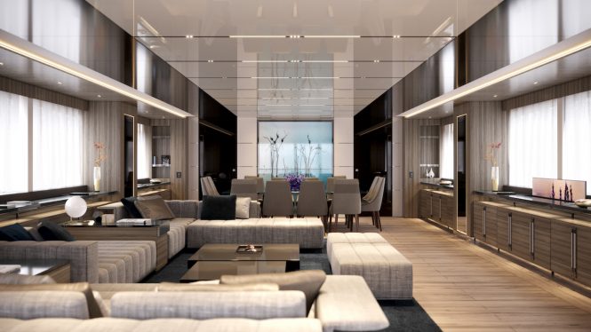 42M TRI-DECK ILUMEN - INTERIOR
