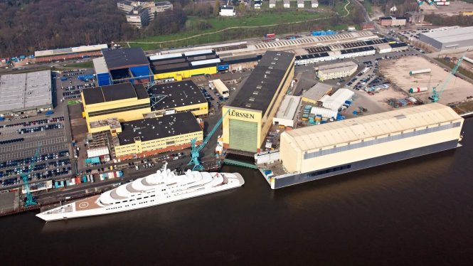 116m Mega Yacht Project TESTAROSSA launched by Lurssen in Germany