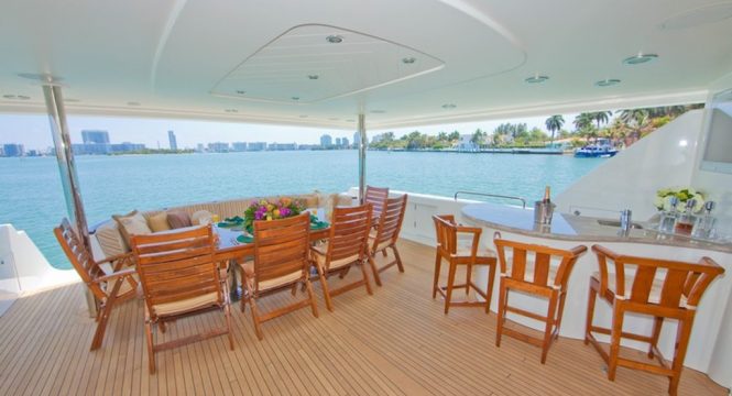 Special rate for charter holidays aboard yacht ALICIA in the Bahamas