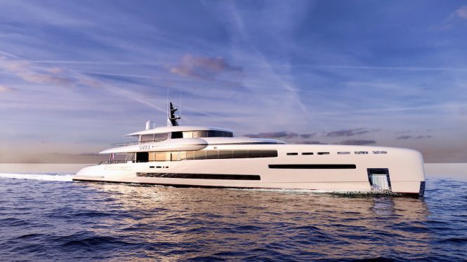 Royal Huisman superyacht Sangi concept to premiere at the Monaco Yacht Show 2019