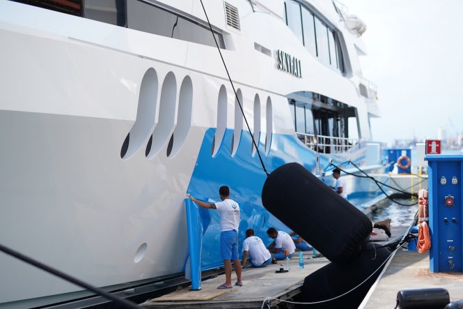 during the wrapping process - Photo © LuxWrap