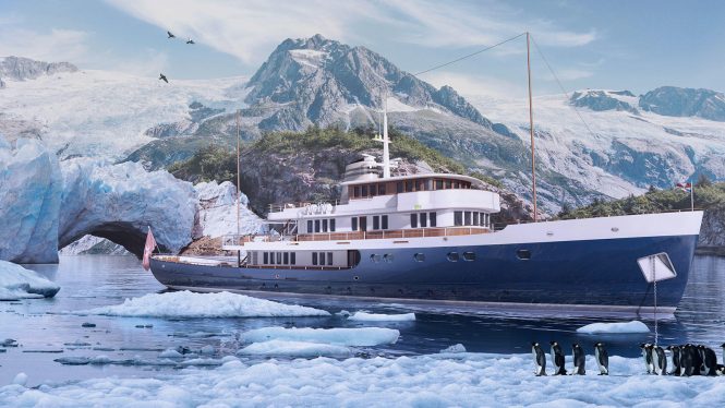 56m Explorer superyacht is the final stage of contstruction