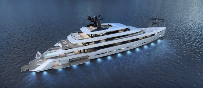 Introducing 86-metre superyacht Project Starlight from Darnet Design