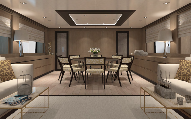 Saloon rendering