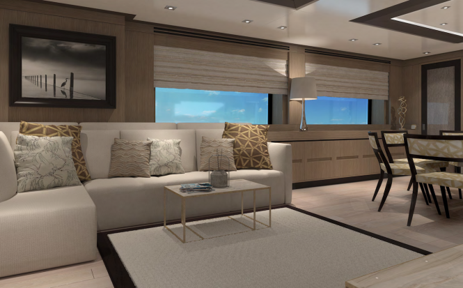 Saloon seating area
