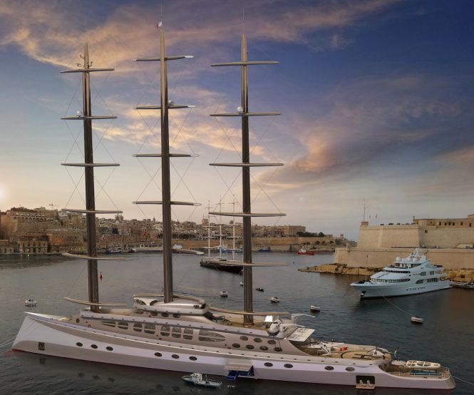 Luxury polar sailing yacht CARIBU