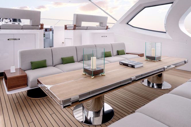Exterior dining area