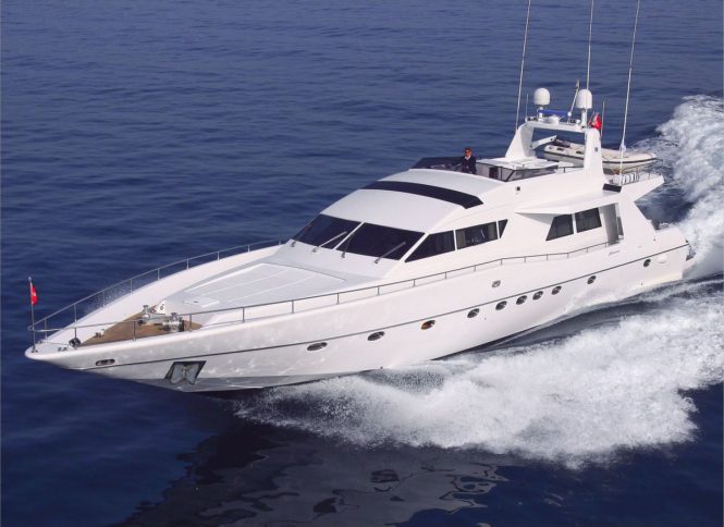 Early luxury vacation special with 28m Greek charter yacht WISH