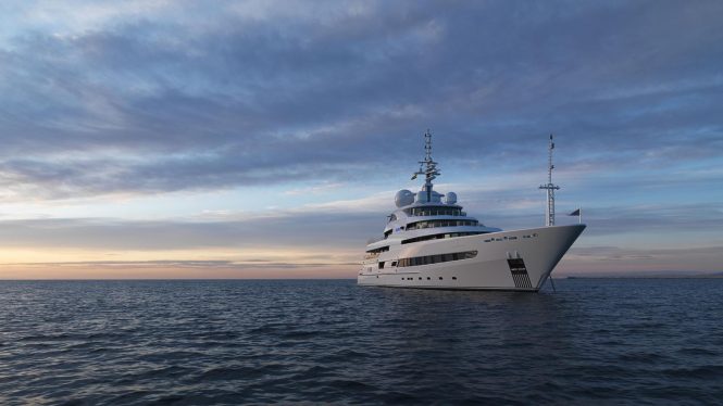 Mega yacht NAIA