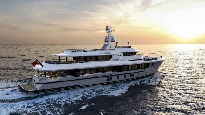 N148 Explorer yacht concept presented by Nordhavn & Vripack