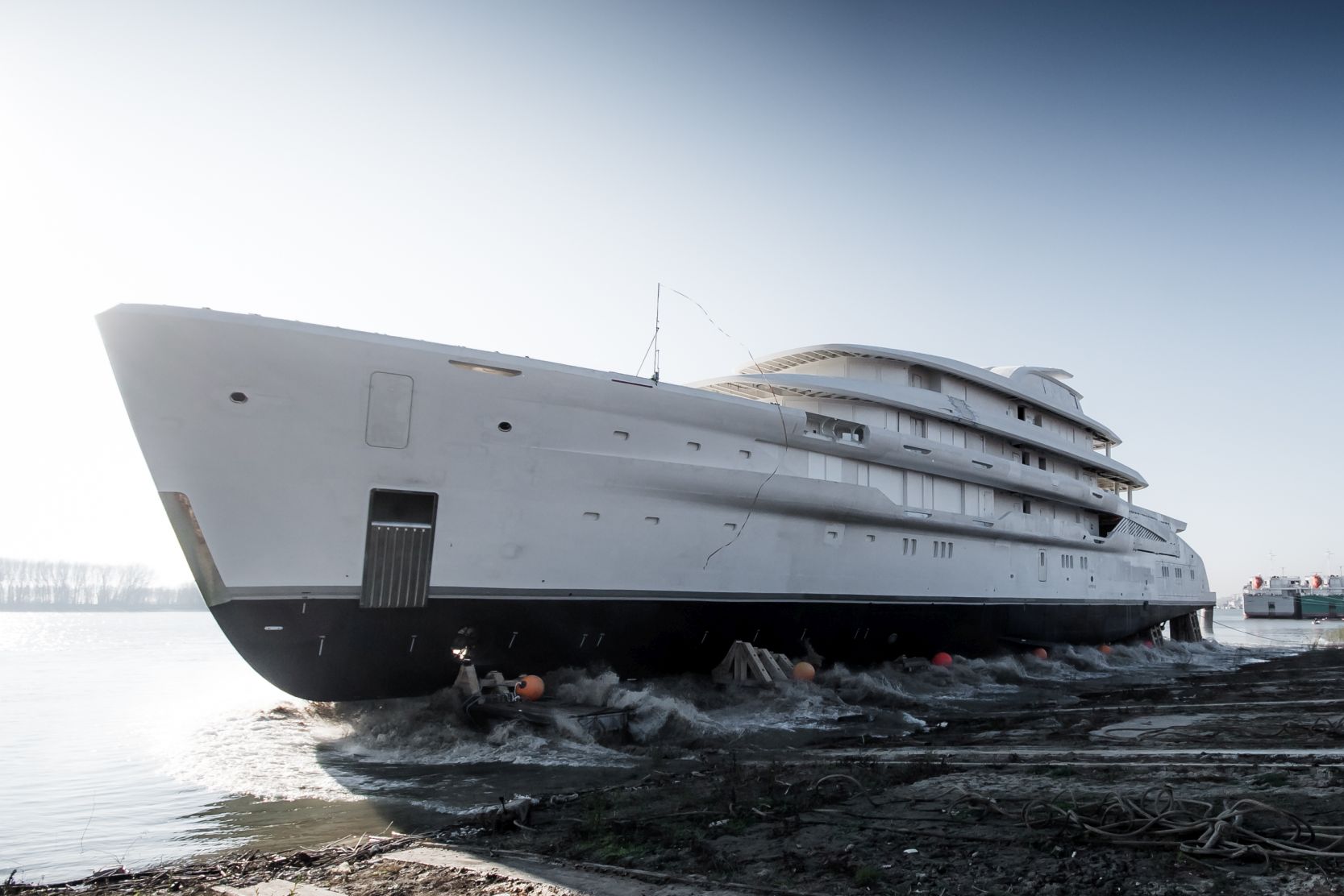 Custom 78m AMELS superyacht launched