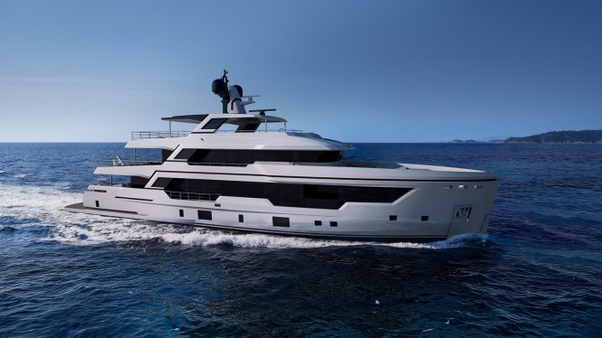 Construction update on 38m Rosetti superyacht