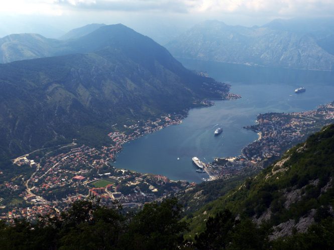 Bay of Kotor , Montenegro