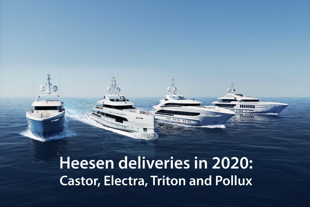 Heesen to launch 4 superyachts in 2020