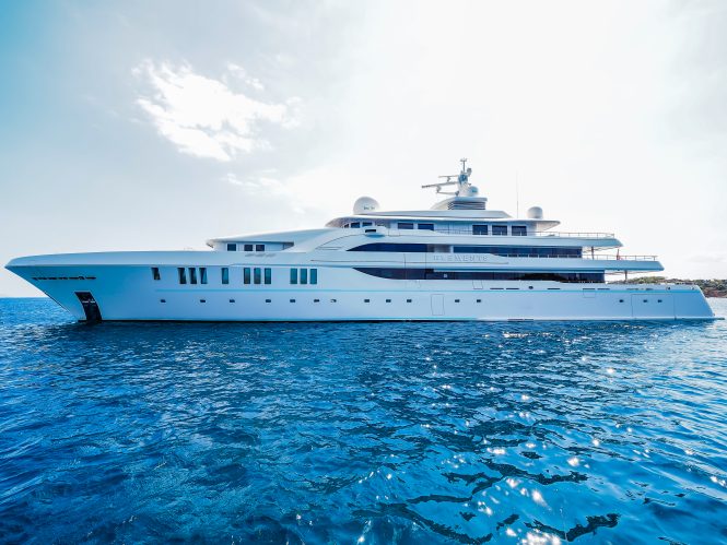 80m ELEMENTS brand new to the Mediterranean superyacht charter market
