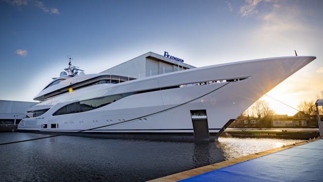 Spectacular 75m Feadship yacht ARROW christened ahead of 2020 summer yachting season