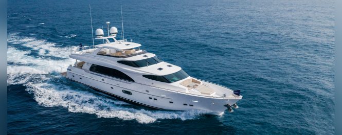 Motor yacht Horizon RP100 launched and delivered to Australian market