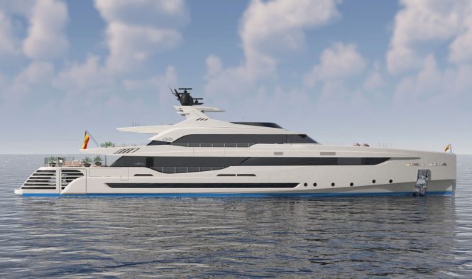 Rossinavi shipyard prepares to launch 50m superyacht LEL