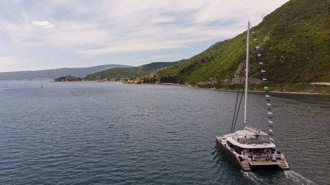Sunreef 60 Catamaran Yacht GYRFALCON last-minute charter special in BVI