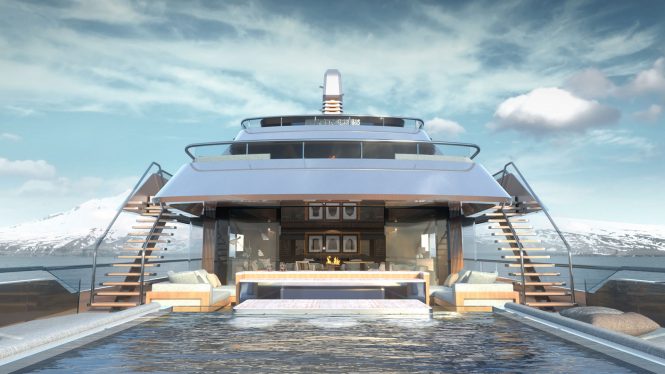 TELEX 65m Motor yacht revealed by Bannenberg & Rowell