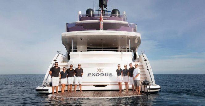 Reduced yacht charters with 40m EXODUS in the Caribbean and the Bahamas