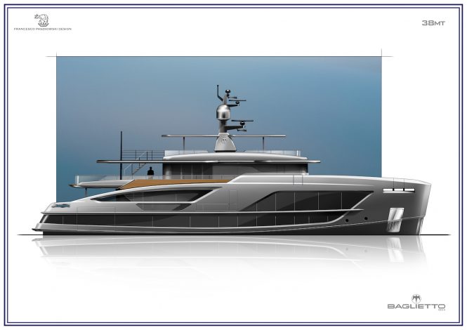 Baglietto announces sale of the 38m V-line motor yacht Hull 10235