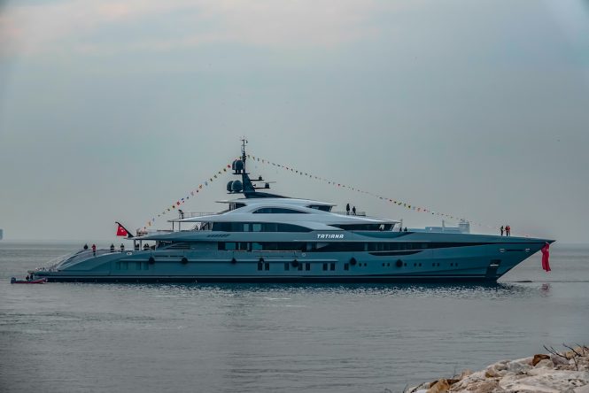 Bilgin launch 80m motor yacht TATIANA – largest built in Turkey!