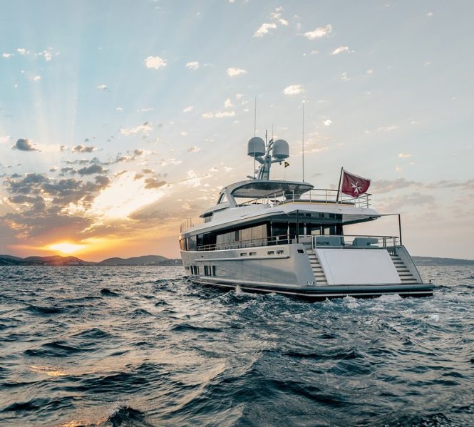 36m motor yacht MANA joins Mediterranean charters