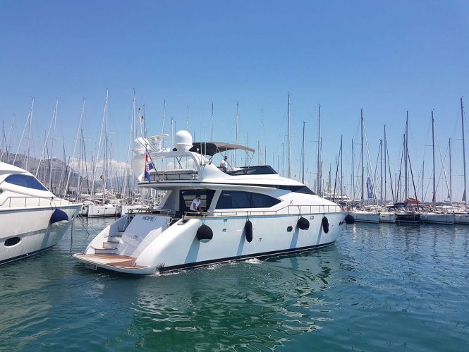 Luxury yacht Hope I ready for Adriatic charters