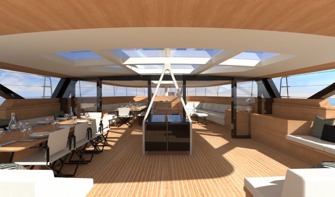 Inside living areas - rendering