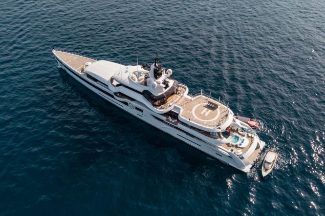 Charter the award-winning luxury yacht of the BOAT International Design & Innovation Awards 2020