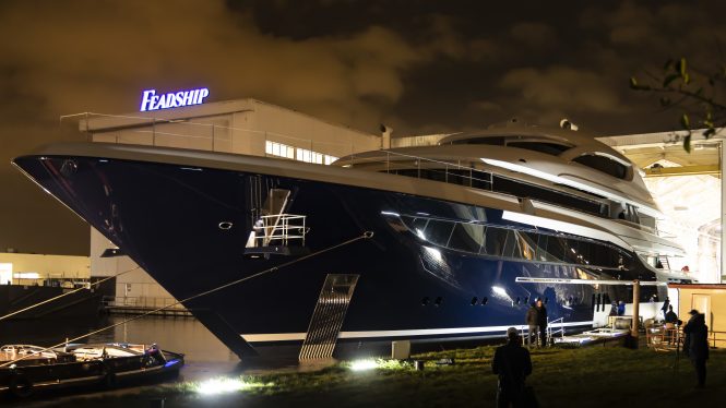Superyacht launch: 72m Feadship superyacht PROJECT 705