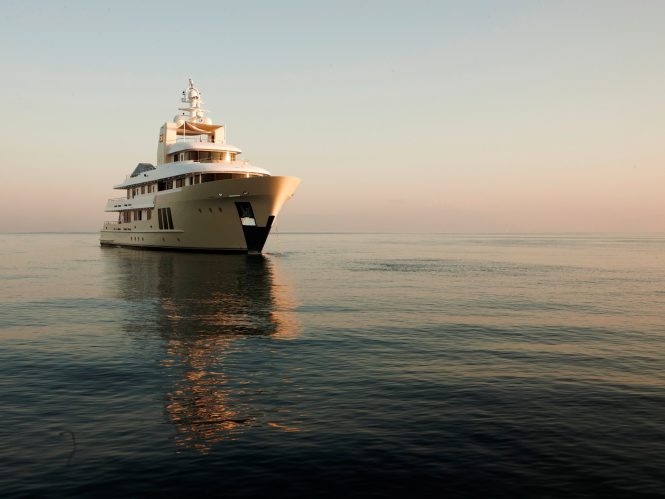 Beautiful luxury yacht E&E relocating to the Croatia charter grounds