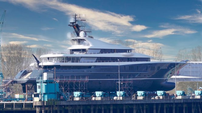 In pictures: Luxury charter yacht PHOENIX 2 in refitting