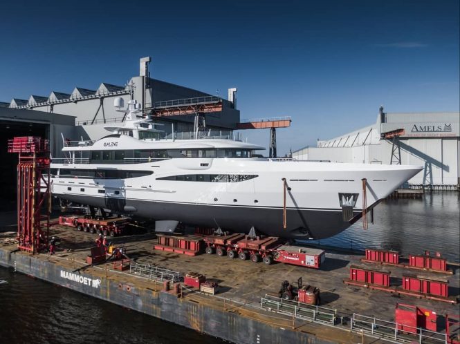Charter yacht GALENE launched at AMELS shipyard