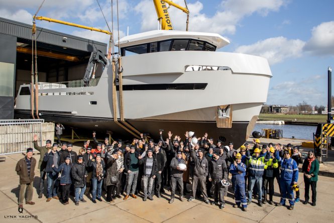 Lynx Yachts announced the launch of YXT 24 Evolution support vessel ‘Roe Shadow’