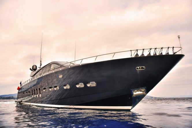 Striking 31m luxury charter yacht OSE available on the French Riviera