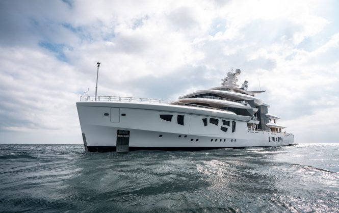 80m luxury yacht Artefact handed over to her Owner